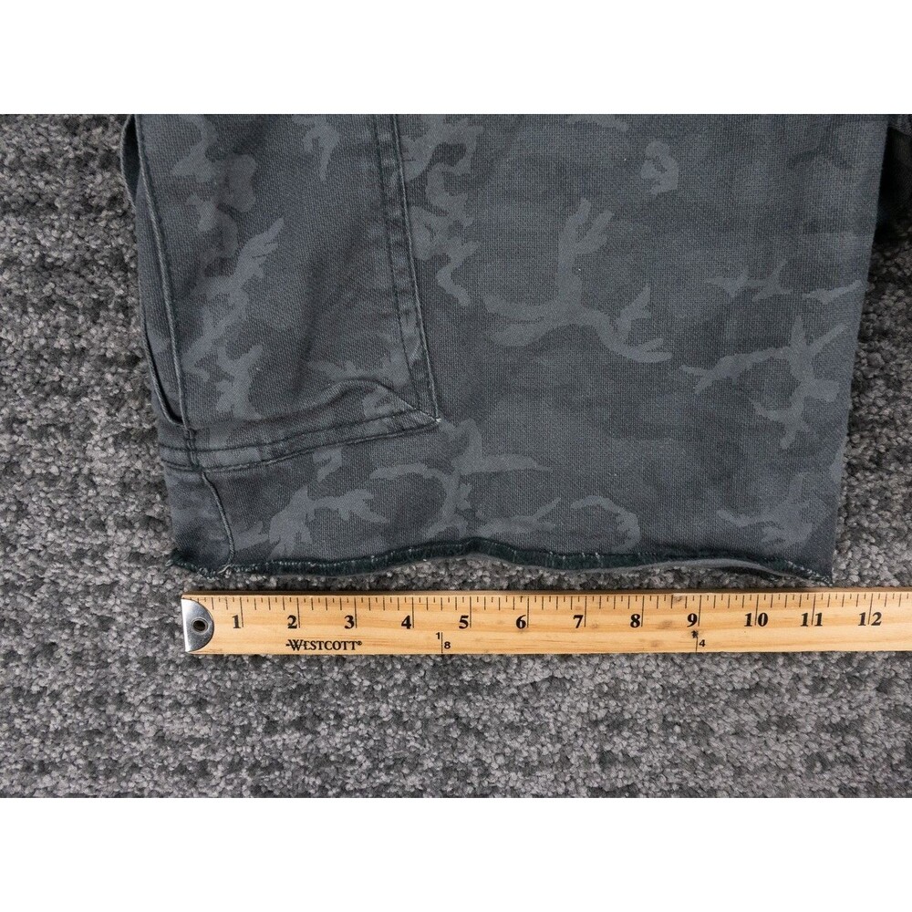 Nike SB Shorts Mens 36 Gray Camo Cargo Stretch Canvas Skateboard Army Outdoor - Picture 12 of 15